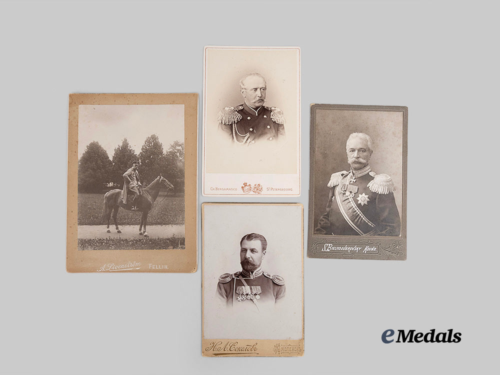 russia,_imperia._four_studio_portraits_of_high_ranking_officer's_with_decorations_e_medals__e_u24907_3