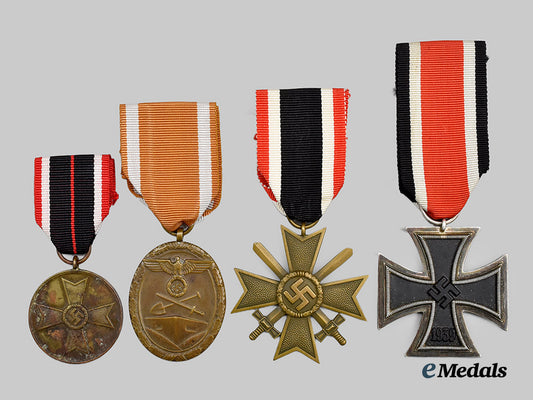 Germany, Wehrmacht. A Mixed Lot of Service Awards