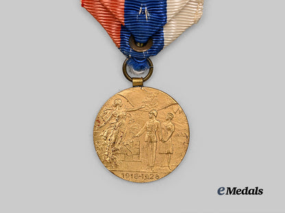 czechoslovakia,_republic._a10th_anniversary_of_the_czechoslovak_republic_medal_e_medals__e_u24380_5