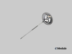 Germany, SS. A Sponsoring Member’s Lapel Pin, by Deschler & Sohn