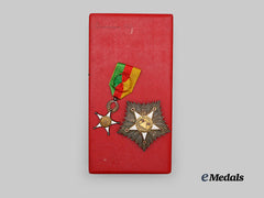 Cameroon, Republic. An Order of Valour, II Class Set, by Arthus Bertrand, in Case