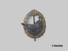 Germany, Kriegsmarine. A Destroyer War Badge, by Rudolf Souval