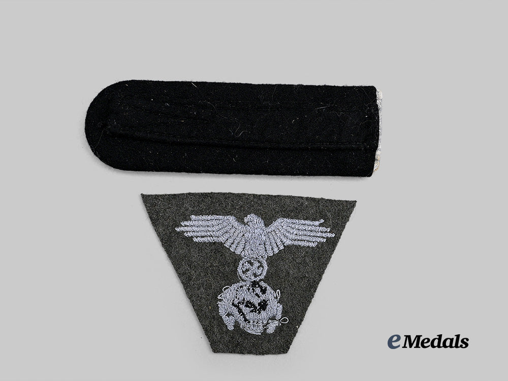 Germany, Wehrmacht. A Pair Cloth Insignia, Heer and Waffen-SS Issue
