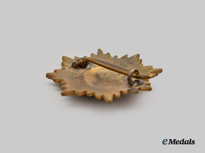 Germany, Wehrmacht. An Eastern Peoples Bravery Decoration, I Class in Gold, by Wächtler & Lange