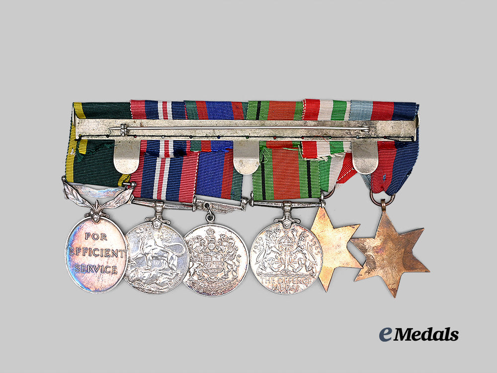 canada,_commonwealth._a_second_war_medal_bar_to_a/_q._m._s._j._j_evered,_r._c._a._m._c._e_medals__c7699_5