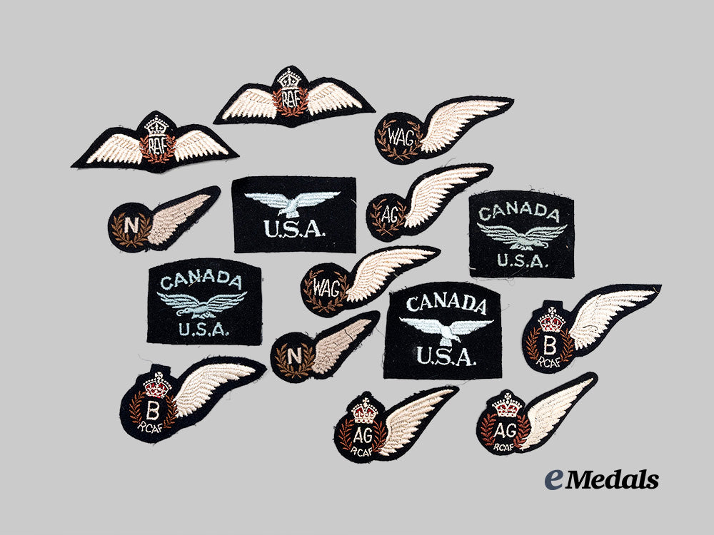 canada,_commonwealth._a_lot_of_royal_canadian_air_force_insignia_e_medals__c7714_2