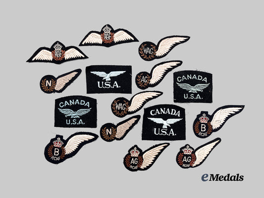 canada,_commonwealth._a_lot_of_royal_canadian_air_force_insignia_e_medals__c7714_2