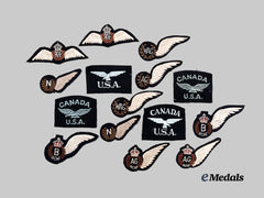 Canada, Commonwealth. A Lot of Royal Canadian Air Force Insignia