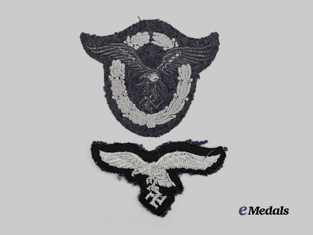 germany,_luftwaffe._a_pair_of_cloth_badges_e_medals__g62913_3