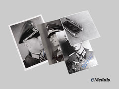 Germany, Third Reich. A Lot of Post-War Signed Knight’s Cross Winner Photographs