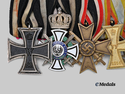 germany,_imperial._a_hohenzollern_house_order_bar_for_first_and_second_world_war_service_e_medals__m0076-172_4