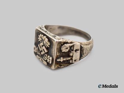Germany, Wehrmacht. An Afrikakorps Commemorative Ring in Silver