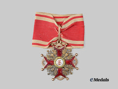 Russia, Imperial. An Order of St. Stanislaus, II Class in Gold, by Keibel