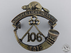 Canada. A 106th Regiment Winnipeg Light Infantry Militia Cap Badge
