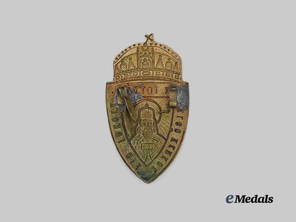 hungary,_kingdom._a_s_z._istvan_secondary_school_cap_badge,_c.1920_e_medals__e_u24890_3