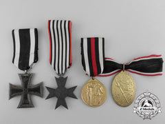 Four First War Prussian Medals And Awards