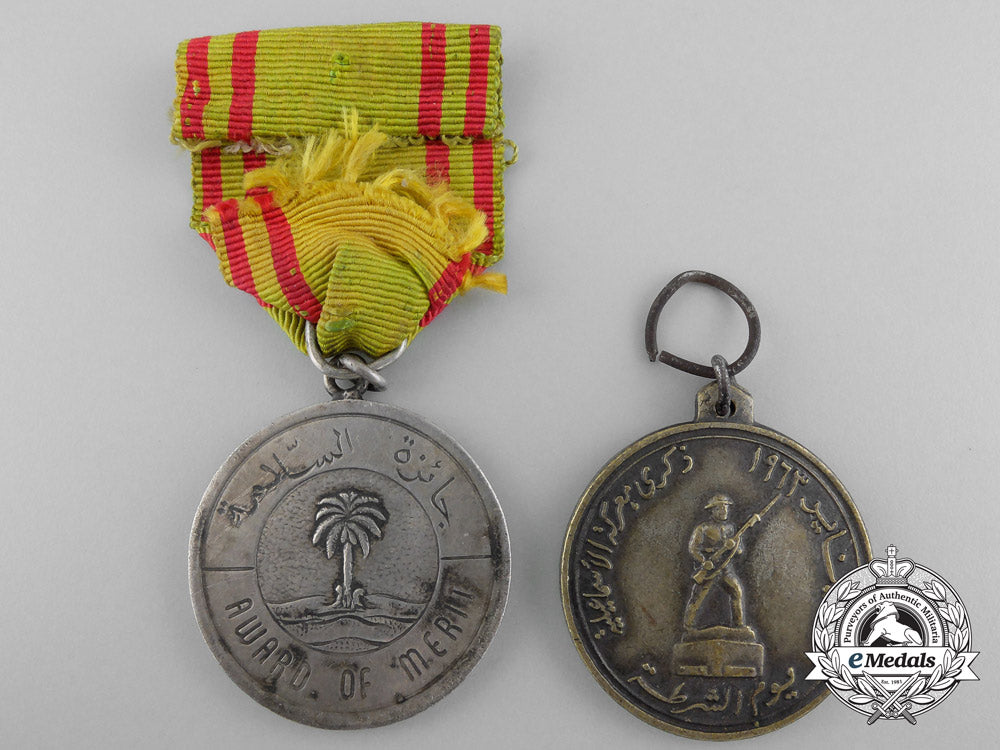 two_unidentified_middle_eastern_awards;1963&_merit_medal_a_0088_1