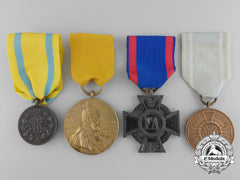Four First War German Imperial Medals And Awards