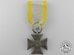 A 1834 Nassau Long Service Decoration; Silver Cross For Ten Years Service