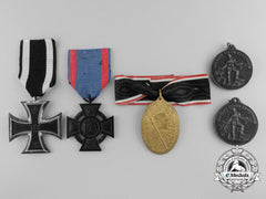 Five First War German Medals, Awards, And Decorations