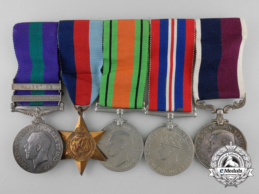 an_raf_medal_bar_with_a_rare_southern_desert_iraq_clasp_a_0448