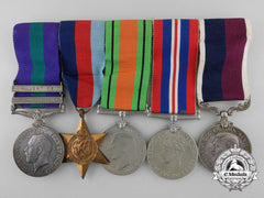 An Raf Medal Bar With A Rare Southern Desert Iraq Clasp