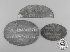 Three German Id Tags