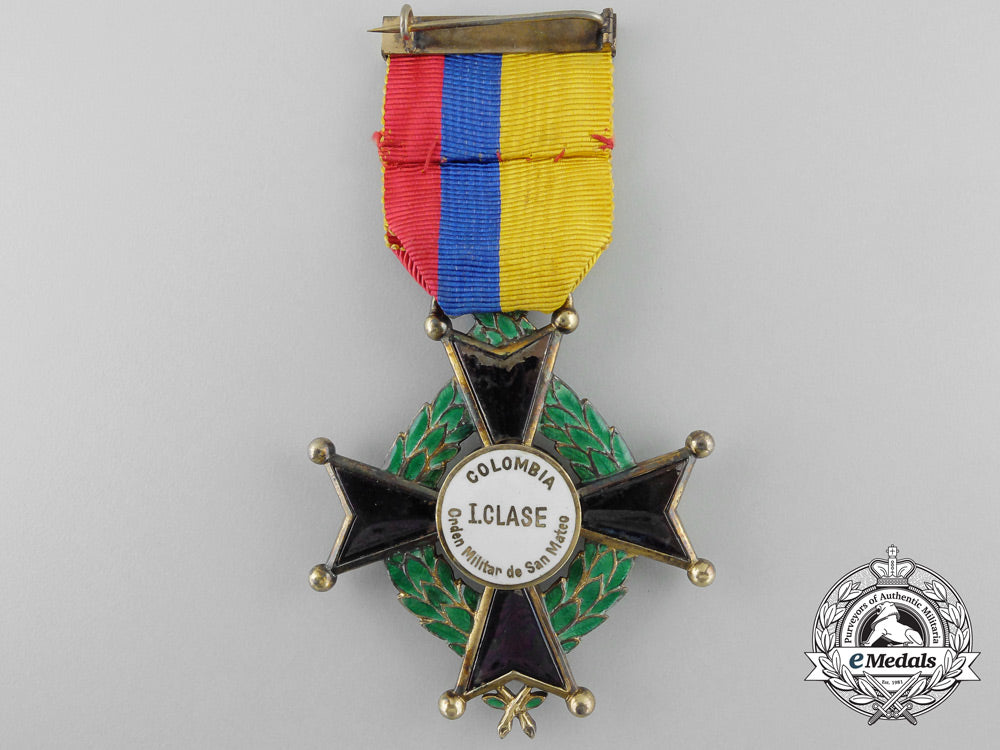 a_colombian_order_of_sam_mateo;_first_class_by_werner,_berlin_a_0477