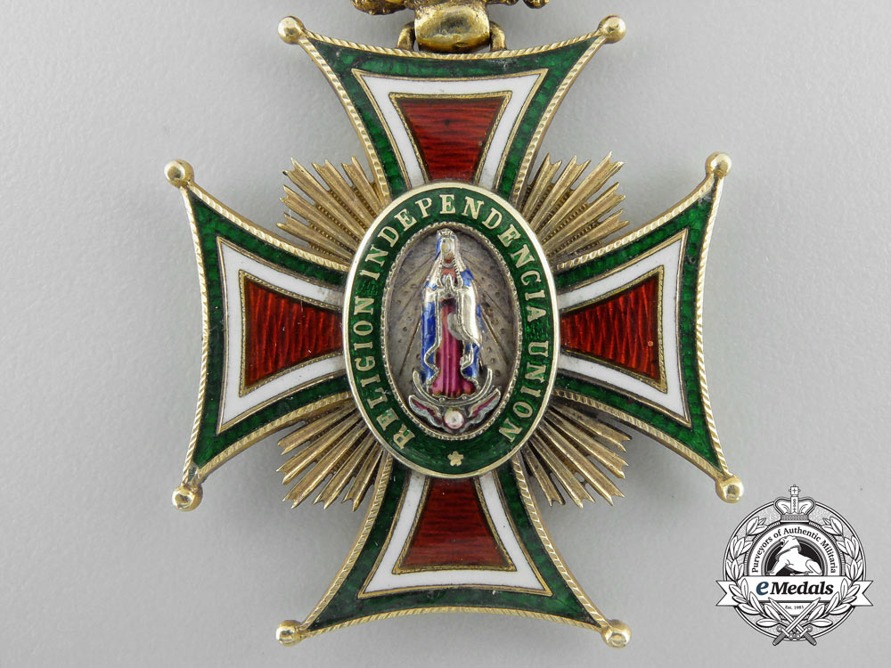 a_fine1860'_s_mexican_imperial_order_of_guadalupe;3_rd_class_knight's_cross_in_gold_a_0529