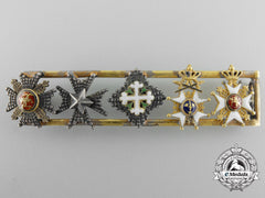 A Fine Gold Miniature Award Grouping C.1890