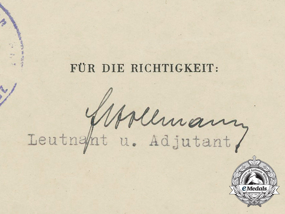 a_german_eastern_front_medal&_document_to_leutnant_roschmann_a_0805