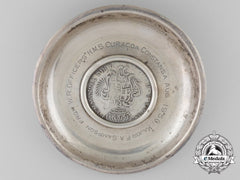 A 1930 Dedication Plate From H.m.s. Curacoa Constansa