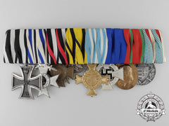 A First War German Medal Bar Of Eight Awards & Decorations