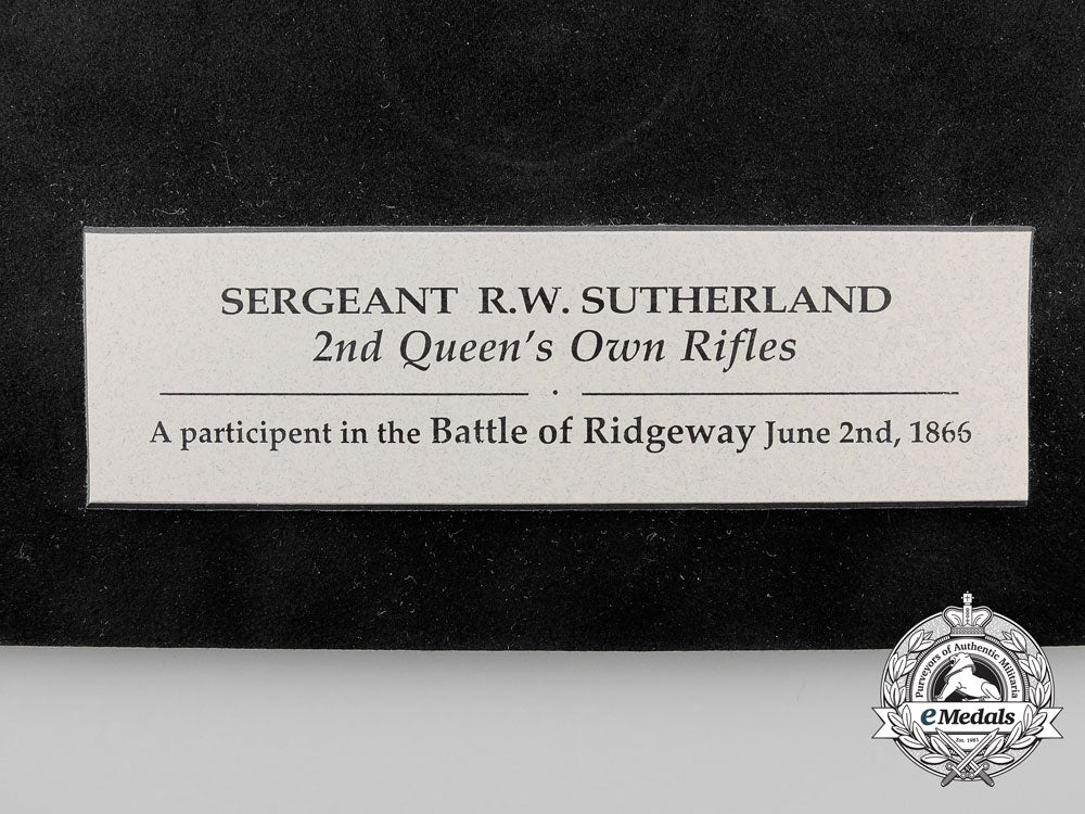 An Interesting Battle Of Ridgeway, Fort Erie, & Stratford Group To Ser ...