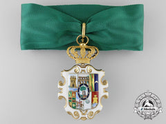 A Provincial Deputy’s Badge Of Madrid In Gold