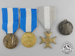 Four Italian Medals And Awards