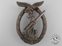 An Early Luftwaffe Flak Badge By Brehmer