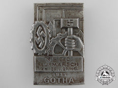 A 1935 Nsbo (National-Socialistiche Betreibs Organisation) Deployment At Gotha Tinnie