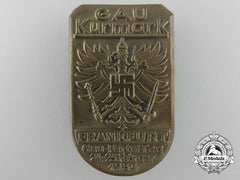 A 1934 Kurmark District Party Meeting At Frankfurt Tinnie
