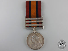 A Queen's South Africa Medal To The Sherwood Foresters (Derbyshire Regiment)