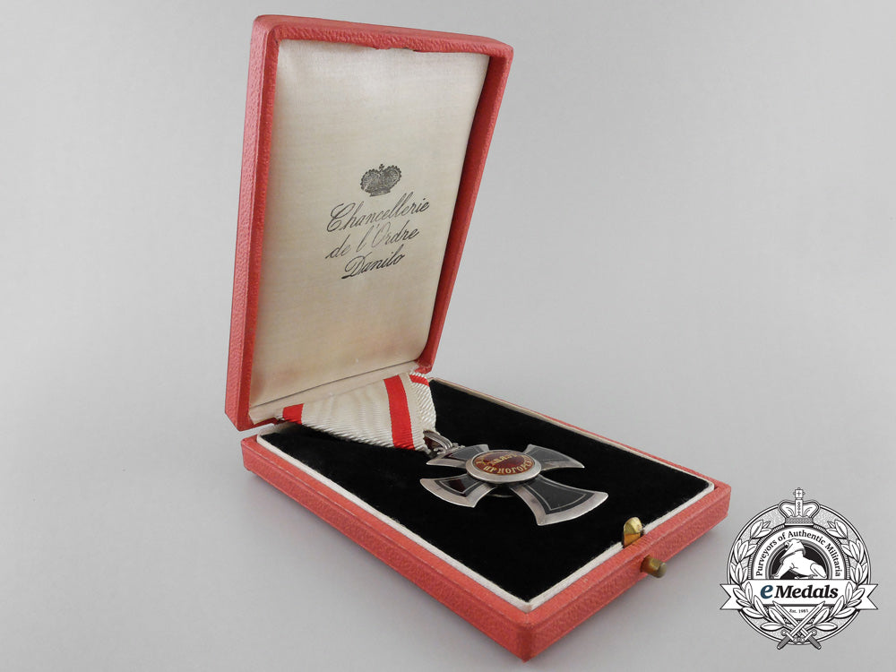 a_montenegrin_order_of_danilo;_fifth_class_cross_with_case_a_1750