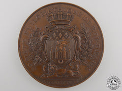 A 1882 French Bordeaux Philomatic Society Table Medal Award