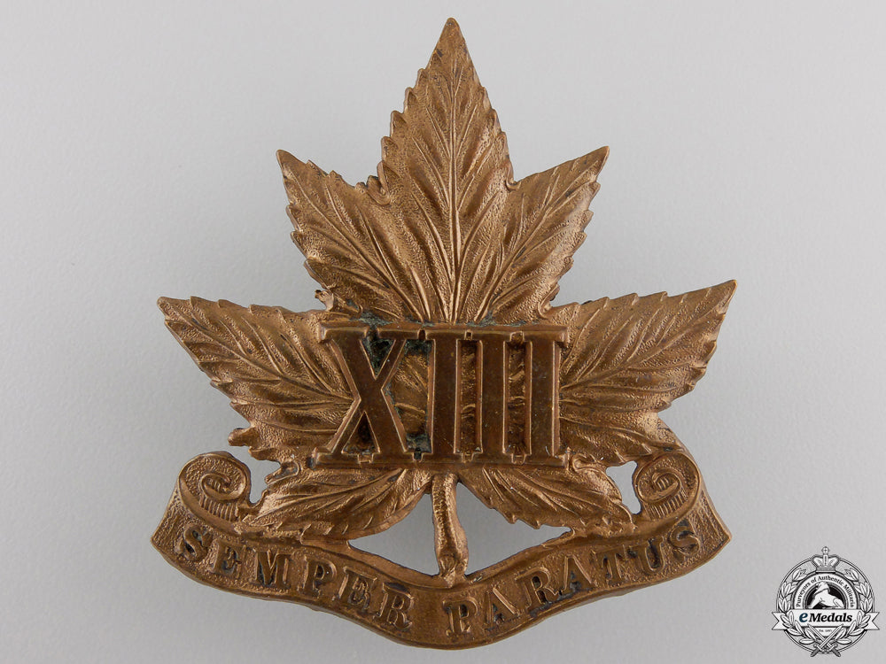 a190713_th_regiment_cap_badge_a_1907_13th_regi_5568d0b6a917d