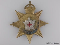 A 1908 Canadian Army Medical Corps Helmet Plate