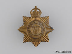 Canada. A 1910 77Th Wentworth Regiment Cap Badge