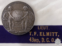 Canada. A 1911 Daily Mail Trophy Medal To 21St Cef Commanding Officer