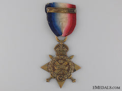 A 1914 Mons Star With Bar To The West Yorkshire Regiment