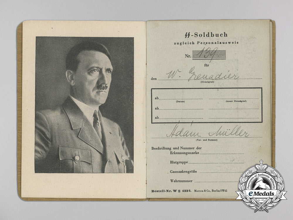 a_soldbuch_toádám_müller;25_ss-_grenadier_division“_hunyadi”_grenadier_regiment63_a_1915