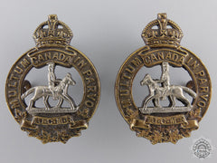 Canada. A 1920-36 Manitoba Horse Officer Collar Badges