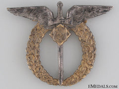 A 1930’S Czechoslovakian Silver Observer's Badge